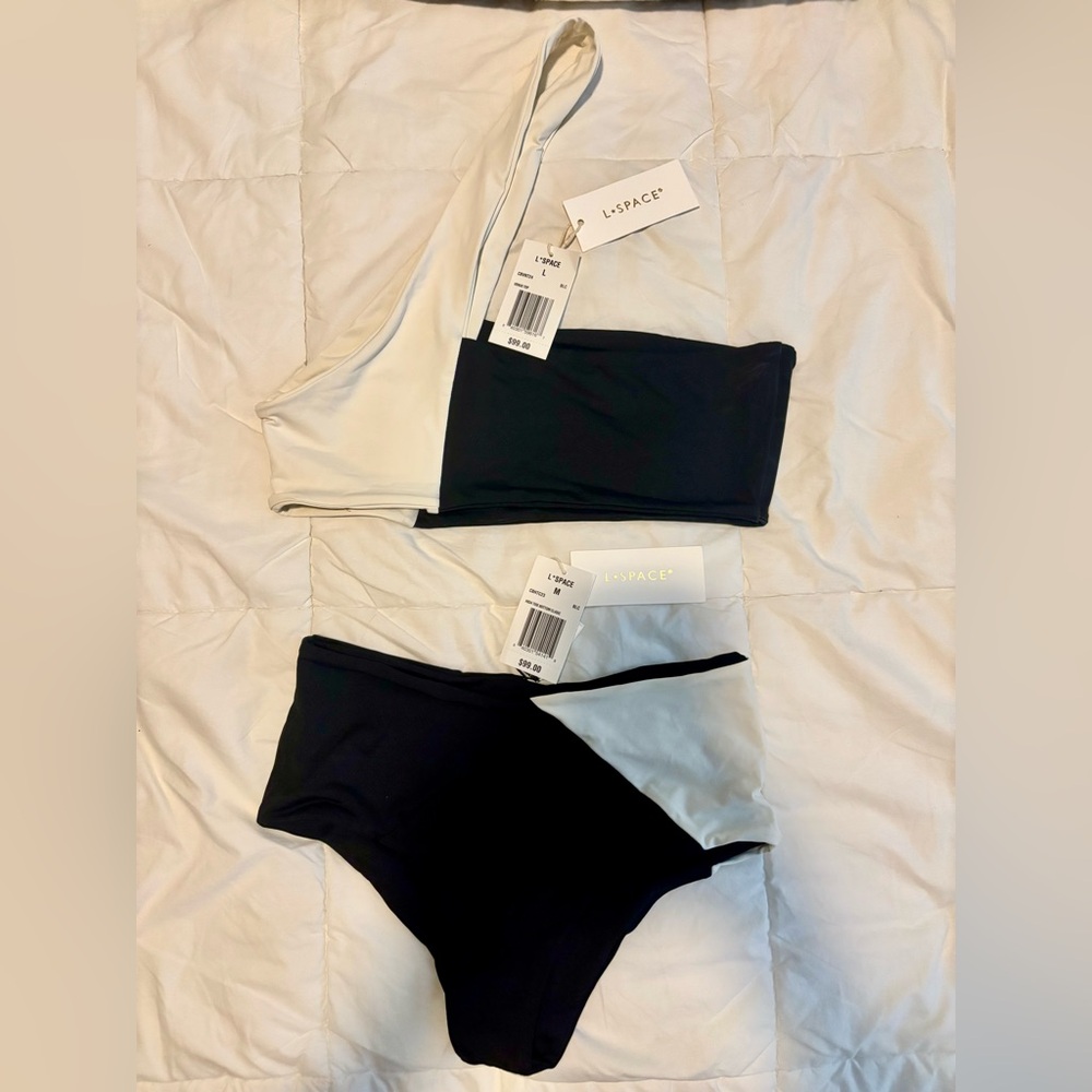NWT: L*Space Space Bikini Set - Venus Top & High Tide Classic Bottom